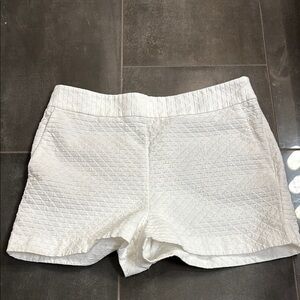 Express Women's White Quilted Shorts